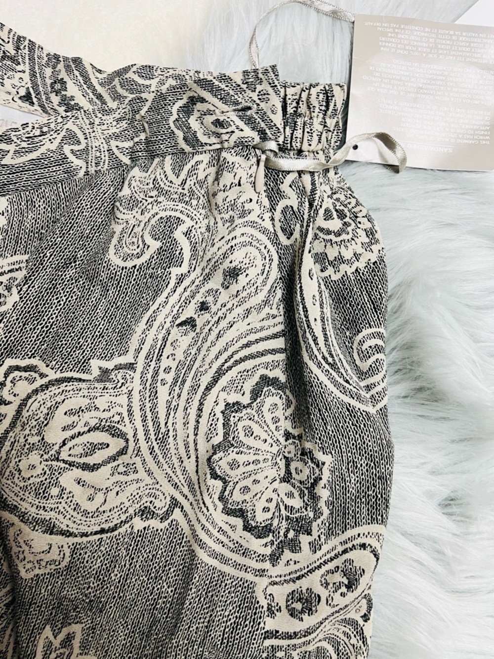 NWT Jones New York  Silk Lined Paisley Maxi Skirt Size 14W - Picture 6 of 11